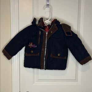 London Fog Fox with Scarf Winter Coat